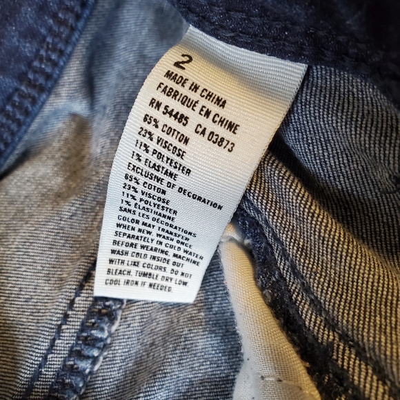 American eagle short shorts high waist faded blue jeans style button up style - Picture 3 of 7